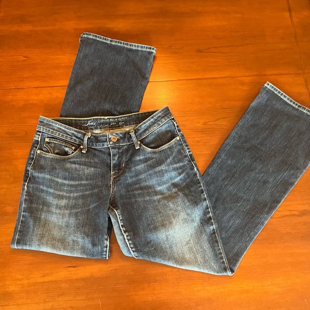 Levi’s Bold Curve Boot Cut Jeans Medium Wash Sz 29 x 32
